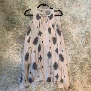 Free People Flowy Printed Dress